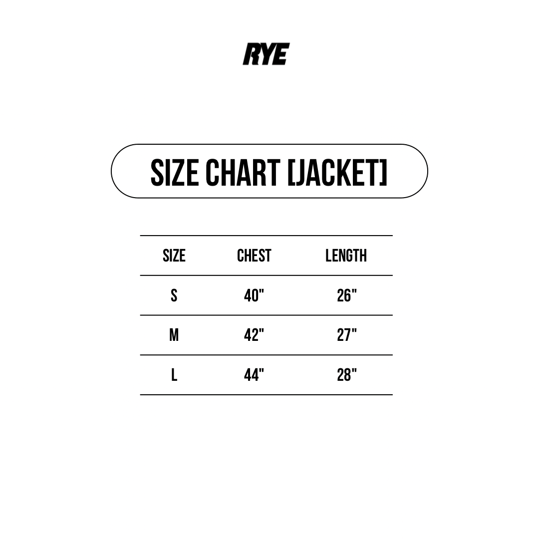 RYE SPEEDWAY LOGO RACING JACKET CREAM/BROWN