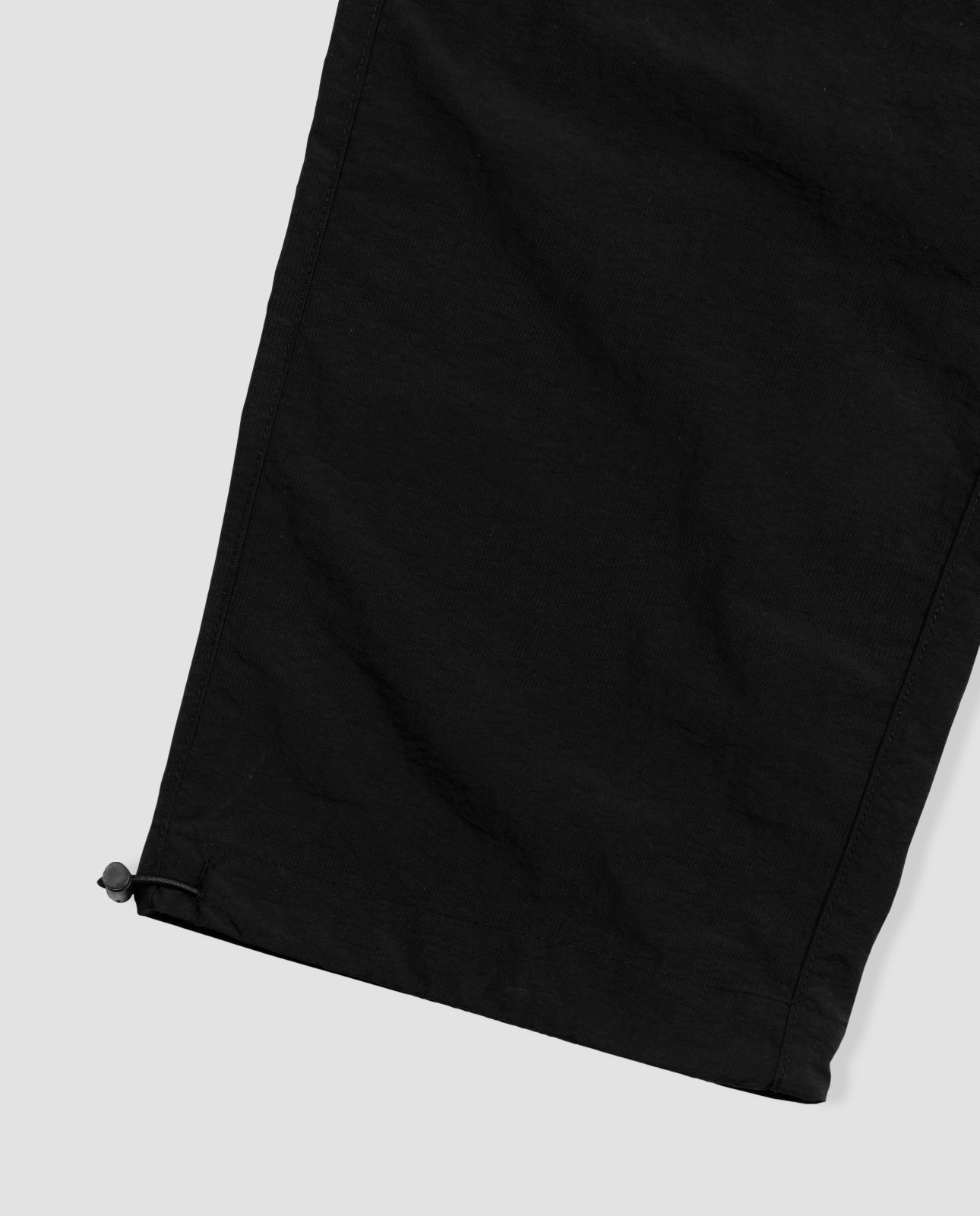 RYE BLACK NYLON TRACKPANTS