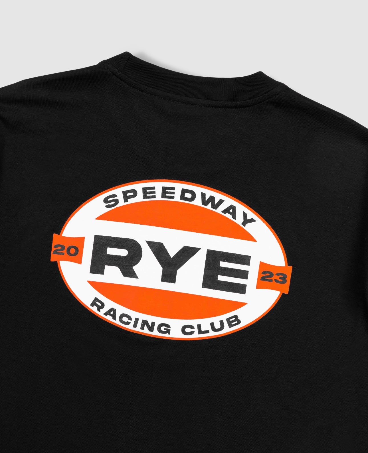 RYE BLACK PRINTED OVS T-SHIRT [SPEEDWAY]