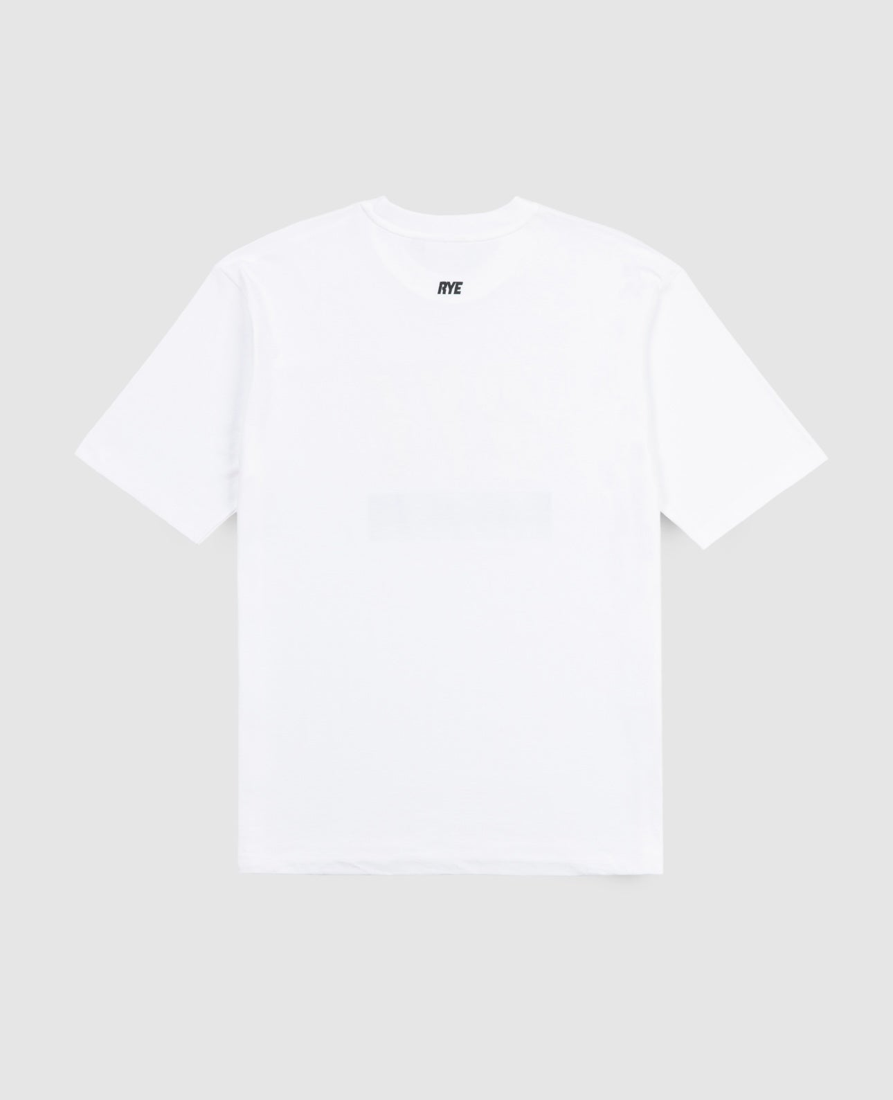 RYE WHITE PRINTED OVS T-SHIRT [HIGH PERFORMANCE]