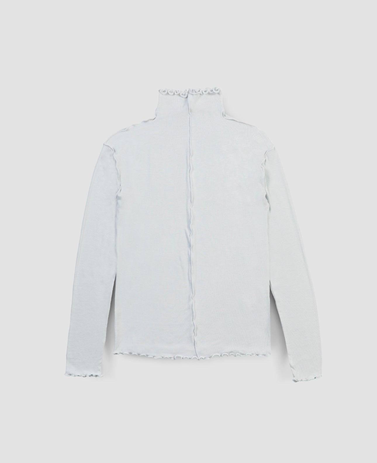 RYE WHITE LONG-SLEEVED TOP *SEE-THROUGH*